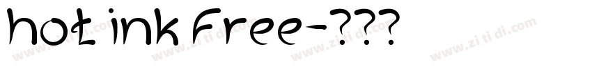 hot ink free字体转换